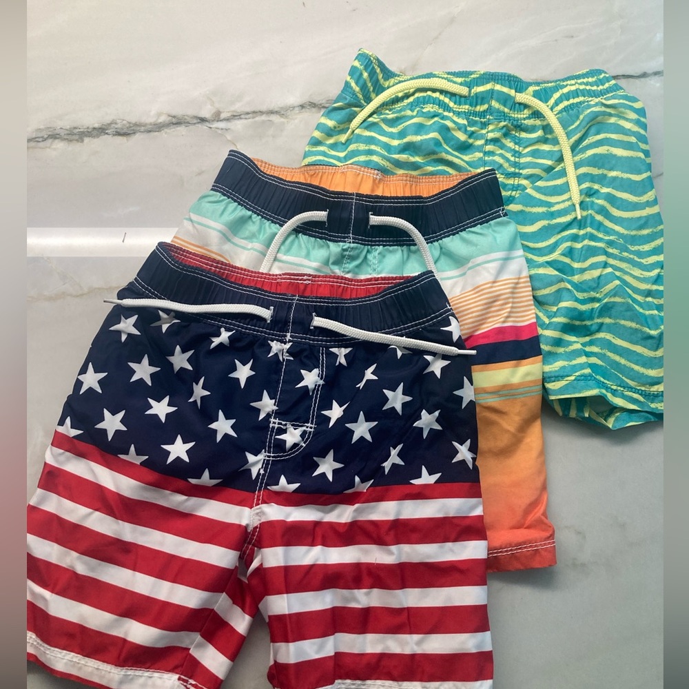 BUNDLE Old Navy swim trunks; 3t